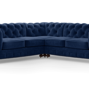 Korea Long Sofa Fabric In Blue Navy Color